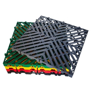 Carrelages de sol de garage en PP au design moderne Carreaux de sol Dalle de sol pour carreaux de grille de garage en plastique - Product Image 4