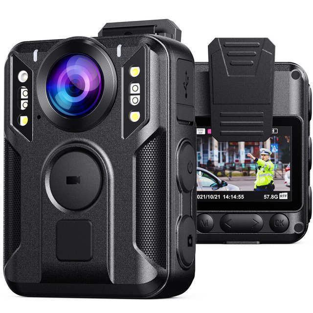 2026 Worn 1080P Wearable on Shirt Camera 4G WiFi 5G Front Large Button Body Cam Mount Recorder 4K Chest Camera