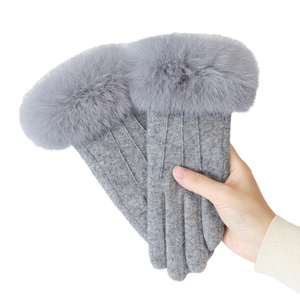 Girls' Winter <b>Touchscreen</b> Cashmere Wool Hand <b>Gloves</b> Sexy Cycling Fancy Accessories - Product Image 4