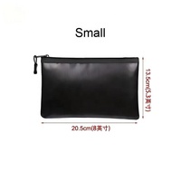 BOYU 2026 Nouvelle Grande Pochette Zippée Ignifuge et Étanche en Silicone pour Argent et Documents avec Enveloppe pour Espèces et Documents