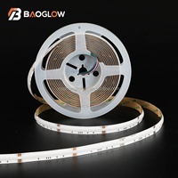Fabricant de bande LED COB 24V 5m flexible, blanc froid et blanc chaud, pour rétroéclairage TV, jeux PC, décoration, bande LED COB intelligente