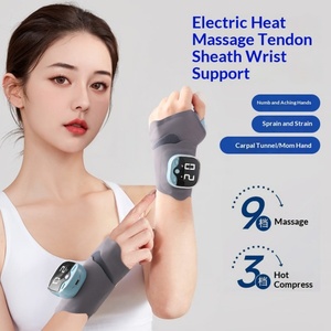 Masajeador de Muñeca con Pulsaciones Musicales, Compresa Caliente, Vibración, Masaje Inteligente para Alivio del Dolor, Batería Integrada - Product Image 2