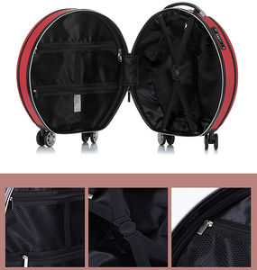 Maleta de 18 pulgadas, equipaje pequeño y bonito, ABS, equipaje ligero, Juego de 2 uds., rueda giratoria con cerradura TSA, caja de carrito de cabina redonda - Product Image 4