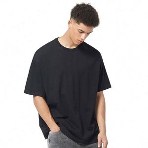 T-shirt col rond personnalisé avec logo, 100 % coton jersey, imprimé numérique graphique hip-hop, coupe décontractée respirante pour homme – Vente en gros - Product Image 1