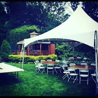 Tentes pliantes Celina ignifuges, grande tente de réception pour mariage, fête en plein air, salon professionnel