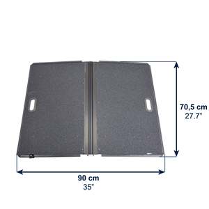 KMINA K10072 Rampa Pieghevole in Alluminio per Sedia a Rotelle con Superficie Antiscivolo - Product Image 6