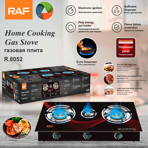 Cuisinière à <span class=keywords><strong>gaz</strong></span> professionnelle <span class=keywords><strong>de</strong></span> haute qualité à 3 brûleurs avec surface en céramique, <span class=keywords><strong>installation</strong></span> sur table, ensemble <span class=keywords><strong>de</strong></span> cuisine domestique - Product Image 4