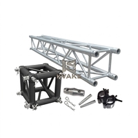 Structure Modulaire en Alliage d'Aluminium Truss-075 pour Scène - Cube d'Angle Portable Robuste pour Éclairage LED à Installation Rapide