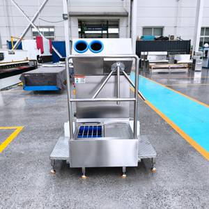 เครื่องล้างรองเท้าอัตโนมัติแรงดันสูงแบบน้ำเย็น ยี่ห้อ New Zhongnuo สำหรับฆ่าเชื้อโรคในอุตสาหกรรมอาหารและเครื่องดื่ม - Product Image 2