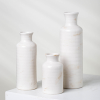 YUANWANG ensemble de 3 tailles différentes Vases en céramique pour la maison Table salon décoration Vase de décoration