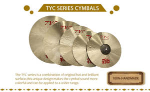 Instrumento Musical de Percussão Tradicional B25 Pratos de Bateria Feitos à Mão para Venda - Product Image 2