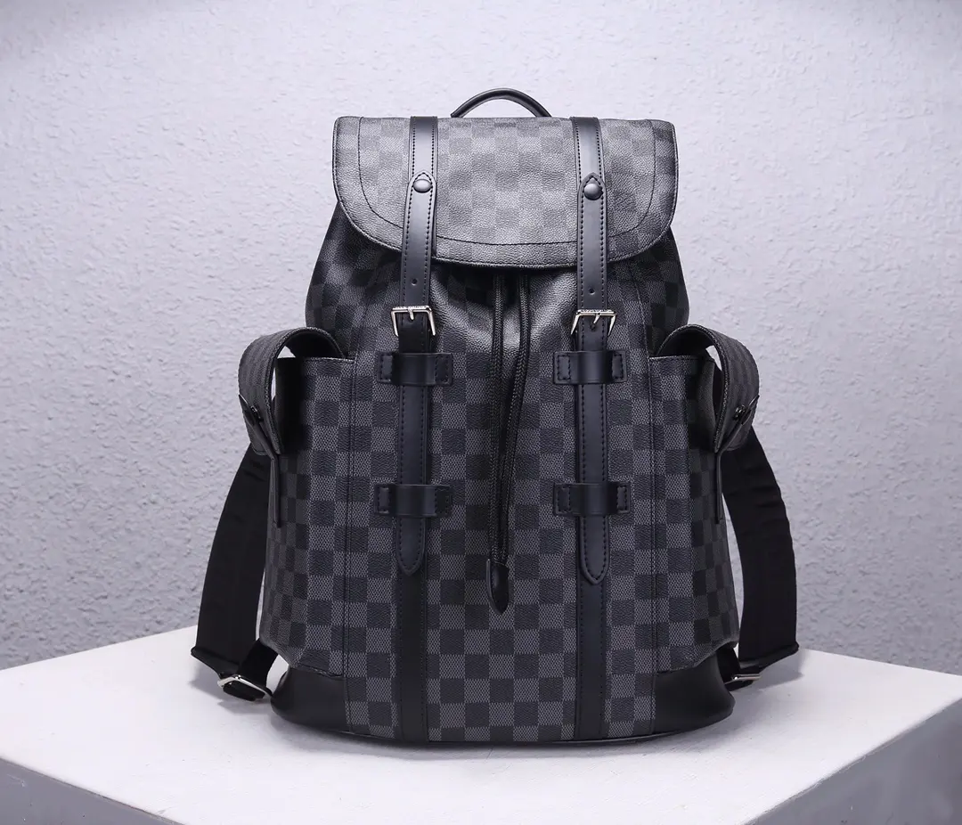 designer black backpack 2022 men's leather backpacks famous brands for men