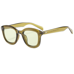 Newly Designed Retro Men's and Women's Outdoor Casual Sunblock Multi-Color Round <b>Frame</b> Sunglasses - Product Image 4