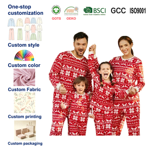 Produttore di Pigiami Natalizi OEM ODM 2027, Fabbrica di Abbigliamento da Notte Personalizzato per le Feste, Outfit Coordinati per Famiglie - Product Image 1