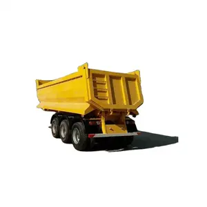 Best selling 4 Axle 60 Ton/70 Ton Dump Truck Trailers 40/45CBM Hydraulic Lift Tipping Semi Trailers