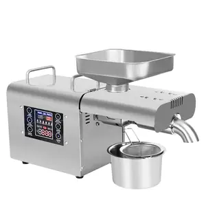 Home Use Coconut Processing Mini Oil Press Machine For Sunflower Sesame Seeds Oil Extraction