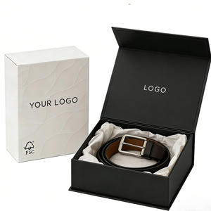 Caja de Regalo de Cartón Rígido con Tapa Abatible y Doble Puerta, Personalizada con Logotipo, para Perfumes, Cuidado de la Piel, con Cinta Decorativa - Product Image 3
