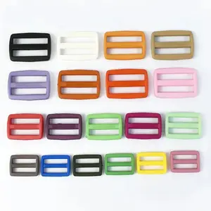 Deepeel BF735 16/20/25cm Luggage Accessories Adjustable Bag Strap Backpack Square Buckles Colorful Plastic Tri Glide Buckle