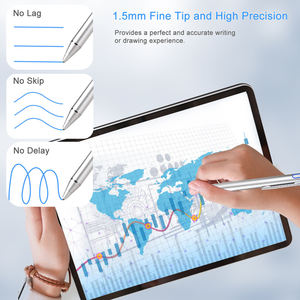 Lápiz Óptico YKSong <span class=keywords><strong>K825</strong></span> 2 en 1 con Punta Fina, Universal para Teléfonos y Tabletas con Pantalla Táctil, Logotipo Personalizado, Lápiz Óptico Activo - Product Image 2