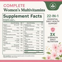 Multivitamines pour femmes OEM/ODM - avec vitamines A, C, D, E, B6, B12, zinc, calcium et magnésium, pour soutenir les cheveux, la peau et les ongles