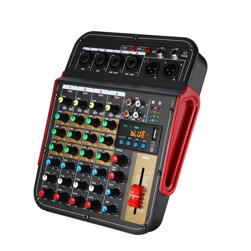 MG-06CX Dual Channel 48V musik profesional rekaman Mixer konsol Audio cocok untuk konser dll