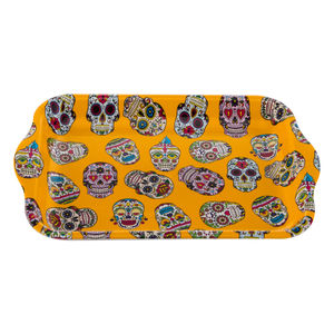 Custom Print Tray melamine plastic serving tray with handle