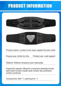 Unisex Có Thể Điều <span class=keywords><strong>Ch</strong></span>ỉnh Thoáng Khí Thắt Lưng Lại Nẹp Thép Hỗ Trợ An Toàn Làm Việc Vành Đai <span class=keywords><strong>Ch</strong></span>ống-Trượt OEM Dây Kéo Túi Người Lớn <span class=keywords><strong>3</strong></span>-Năm Bảo Hành - Product Image 3