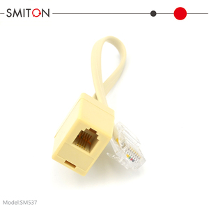 Câble d'extension <span class=keywords><strong>RJ45</strong></span> 8P4C mâle vers femelle 4P4C RJ9 - Product Image 6