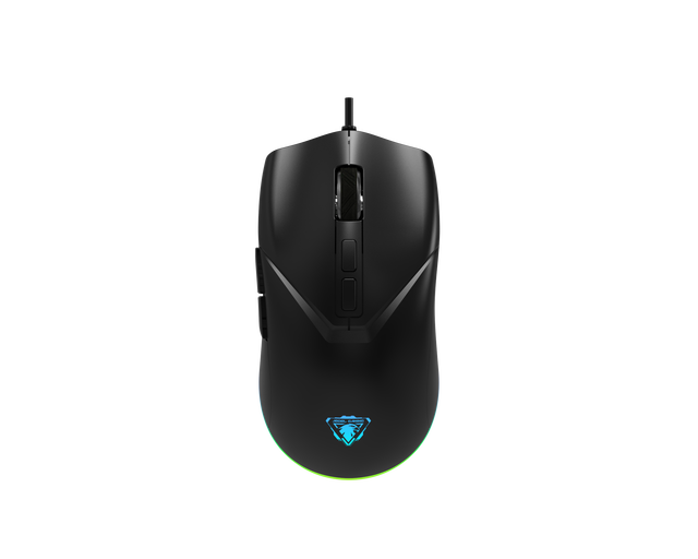 JEDEL 7D Wired Optical Sensor Gaming Mouse with Rainbow Breathing LED Light USB & Type-C 7 Buttons for PC Laptop Desktop