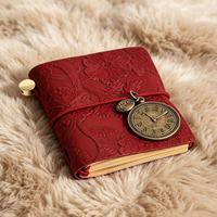 Mini-agendas de poche, carnets de notes, journaux en cuir personnalisés pour l'université, vente en gros, PU A5, papier sans bois de haute qualité, portable, soyeux
