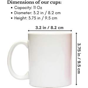 Tazas Blancas para Sublimación, Tazas para Café de 11 oz con Caja para Café, Sopa, Té, Leche, Latte, Chocolate Caliente, Juego de 36 - Product Image 2