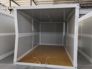 Contenedor Móvil Plegable Tipo Sala <span class=keywords><strong>con</strong></span> Panel Sándwich Reforzado y <span class=keywords><strong>Puerta</strong></span> Enrollable <span class=keywords><strong>Automática</strong></span> Residencial Contemporánea - Product Image 1