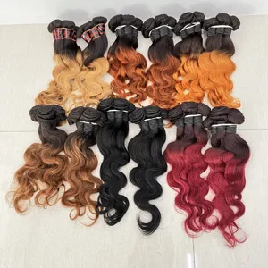 Letsfly Hight Quality Brazilian Human Hair 9A Body Wave Bundles Wholesale Nice Color Vendor For Woman Extensions Free Shipping