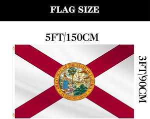 Venta al por mayor del fabricante de alta calidad <span class=keywords><strong>Florida</strong></span> 3x5 pies 100% poliéster con colores vibrantes y ojales de latón Bandera de <span class=keywords><strong>Florida</strong></span> - Product Image 2