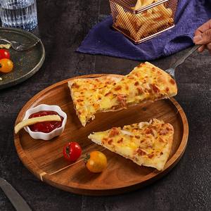 Plateau à gâteau élégant en bois avec piédestal, écologique et durable, pour mariages, fêtes, présentation de desserts à la maison - Product Image 6