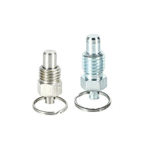 Poignée en L à quart de tour en acier au carbone sur mesure, poignée en T, bouton de verrouillage à torsion, goupille à ressort, goupille à ressort à main, goupilles d'indexation zinguées - Product Image 1