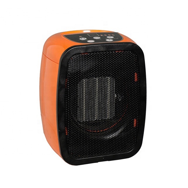 Portable 30-Degree Swing Room Desktop Electric Heater with PTC Heating Element and Overheat Protection