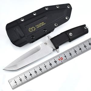 Cuchillo de Caza EDC para Exteriores ER, Acero S30V, 5.8mm de Grosor, Mango de Goma, OEM, DIY, Apertura Rápida con Botón Deslizante - Product Image 4