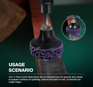 Disques abrasifs en nylon de 2 et 3 pouces <span class=keywords><strong>pour</strong></span> <span class=keywords><strong>meuleuse</strong></span> d'angle - Disques poly abrasifs <span class=keywords><strong>pour</strong></span> l'élimination de la rouille et des revêtements - Product Image 4