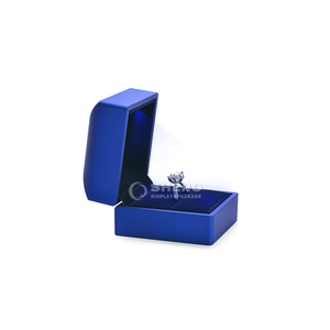 Factory Wholesale Led Jewellery <b>Box</b> Black Lacquer Custom logo Luxury Led Jewelry Package Diamond LED Jewelry <b>Box</b> - Product Image 4