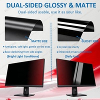 Filtre de protection d'écran anti-espion anti-lumière bleue 16:9 de 25 pouces pour moniteur PC – Fourniture directe usine