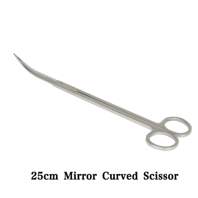 Ciseaux incurvés miroir 25cm
