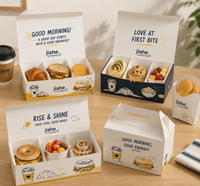Solución Integral de Empaques Desechables Personalizados para Alimentos |   Caja para hamburguesas, cubeta para pollo, caja para papas fritas, tazas para salsa, sushi, patatas fritas