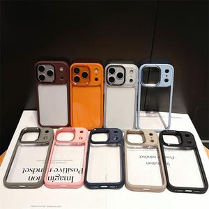 Funda Protectora para Teléfono con Marco Mate de TPU Transparente y Anti-Golpes para iPhone 18 Pro Max 17 16 15 14 - Product Image 2