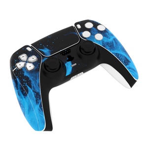 สติ๊กเกอร์ตกแต่ง PS5 Pro - ลายเปลวไฟสีน้ำเงิน สำหรับหุ้มเครื่องเล่นเกมส์ ทนความร้อน - Product Image 5