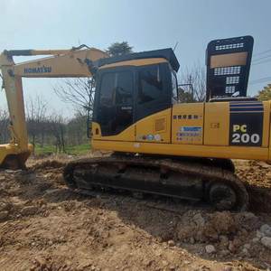 รถขุดนำเข้า Komatsu PC200 สภาพดี รถตักดินมือสอง 20 ตัน เครื่องยนต์ญี่ปุ่น พร้อมเกียร์ ปั๊ม แบริ่ง PLC - Product Image 1