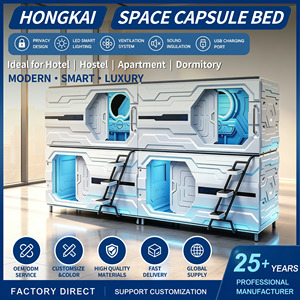 Meubles d'hôtel, pods de couchage pour aéroports, lits capsules d'hôtel, lits capsules pour dortoirs, pods de couchage extérieurs, lits d'hôtel conteneurs - Product Image 1