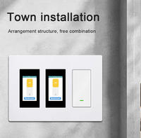 1. Interrupteur mural intelligent à capteur radar, taille standard américaine, compatible avec la commande vocale Google Alexa