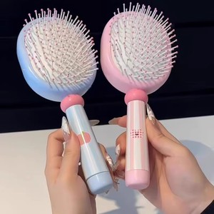 Brosse à coussin d'air crémeuse et mignonne à dents larges en nylon pour usage domestique - Product Image 2