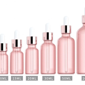 Dispensador de Viaje Portátil de 5 ml, 10 ml, 20 ml, 30 ml, Botellas de Vidrio Rosa Dorado para Aceites Esenciales con Tapas con Gotero - Product Image 6